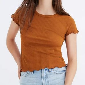 Madewell Baby Tee / XS SIZE